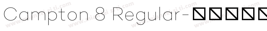 Campton 8 Regular字体转换